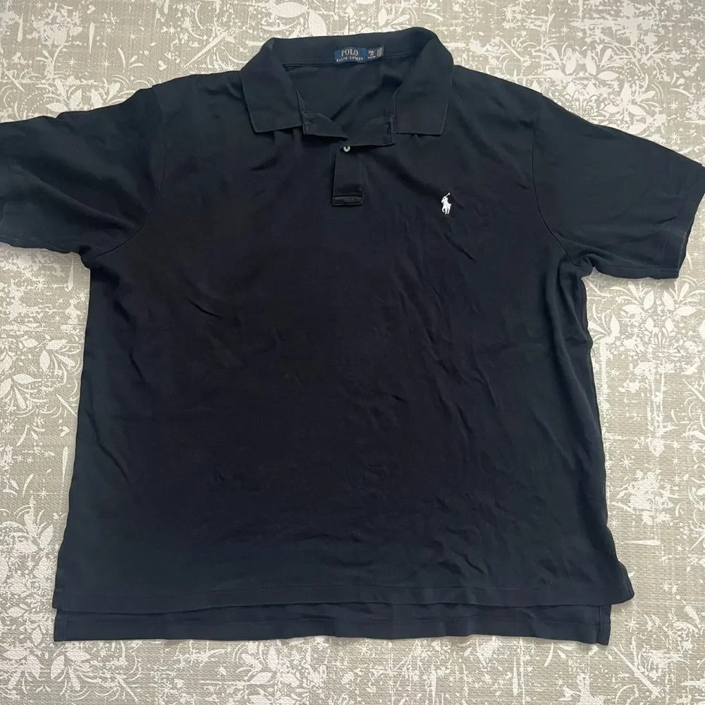 Ralph Lauren Men's Black Polo Shirt